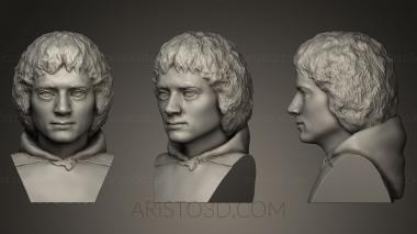 Busts and bas-reliefs of famous people (BUSTC_0205) 3D model for CNC machine